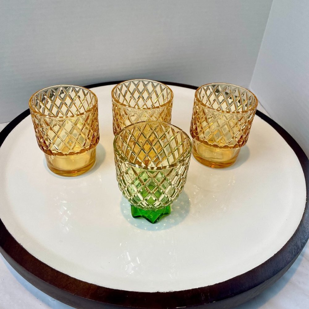 Diamond Star Stacking Drinking glasses(4)